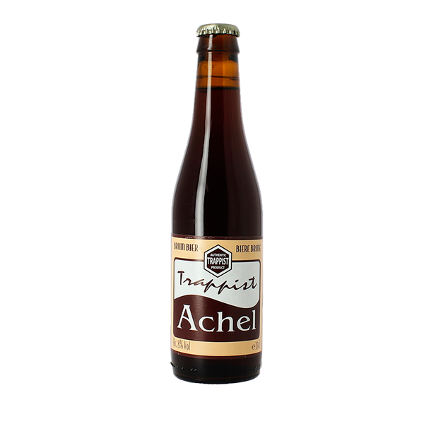 Cerveza artesanal Achel Brune en la birroteca de bigote blanco