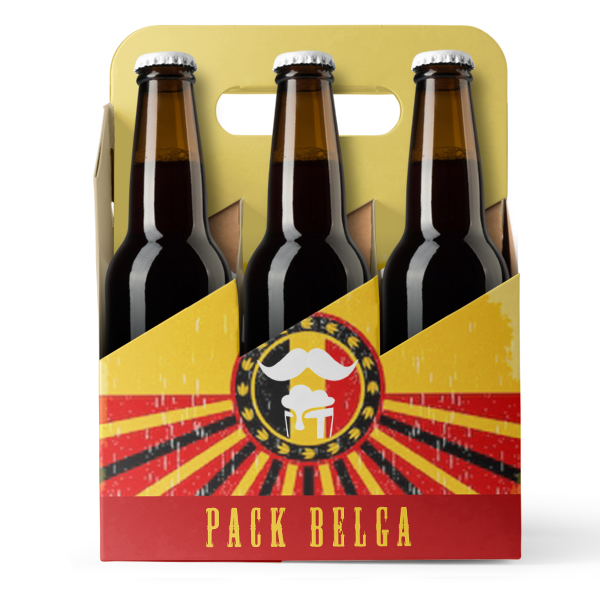 Cerveza artesanal Pack Belgas en la birroteca de bigote blanco