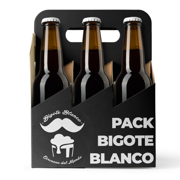 Cerveza artesanal Pack Bigote Blanco en la birroteca de bigote blanco